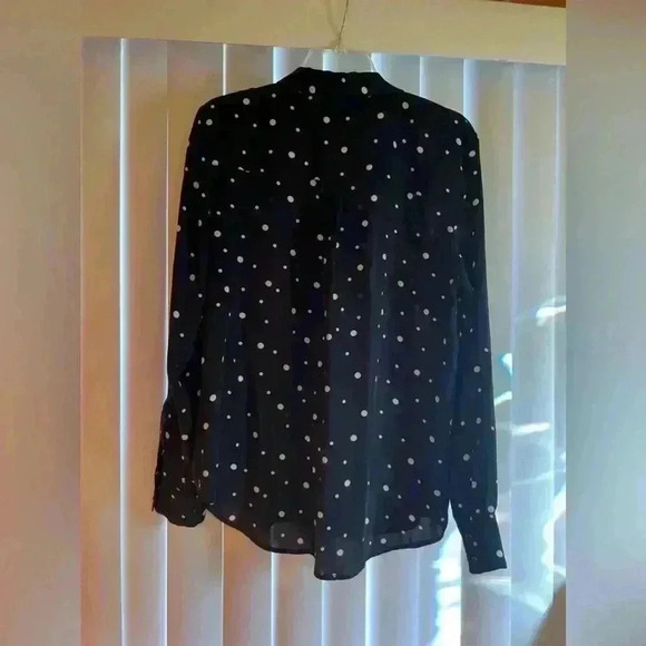 Express polka dot button down shirt size 12 in perfect condition - Picture 2 of 6